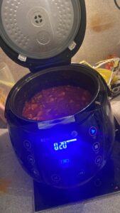 Vindaloo curry aus dem Reiskocher